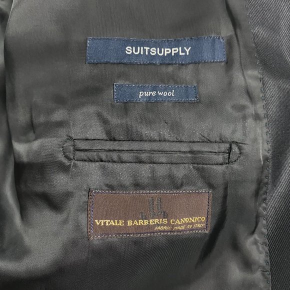 SUITSUPPLY Shawl Collar Plaid Tuxedo Suit Jacket Pants Mens 42 Blackwatch Tartan - Picture 3 of 16